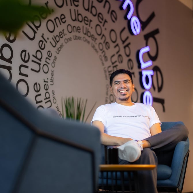 a person sitting in a chair