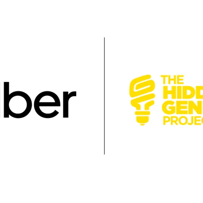 a black and yellow logo