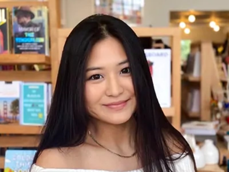 a person smiling at camera