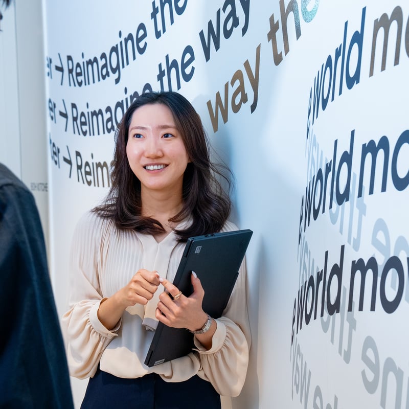 a person holding a tablet