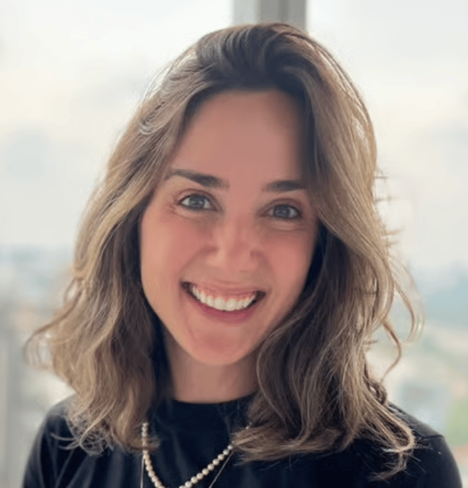 a person smiling at the camera